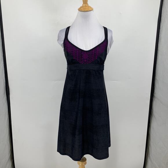 Athleta Dress Womens S Small Multi Coastline Swim V Neck Built In Bra Racerback - Picture 2 of 11